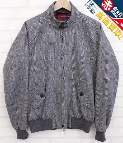 1J6647/未使用品 バラクータ G9 FOX BROTHERS社製 グレンチェック BARACUTA スイングトップ ドリズラー ブルゾン 38