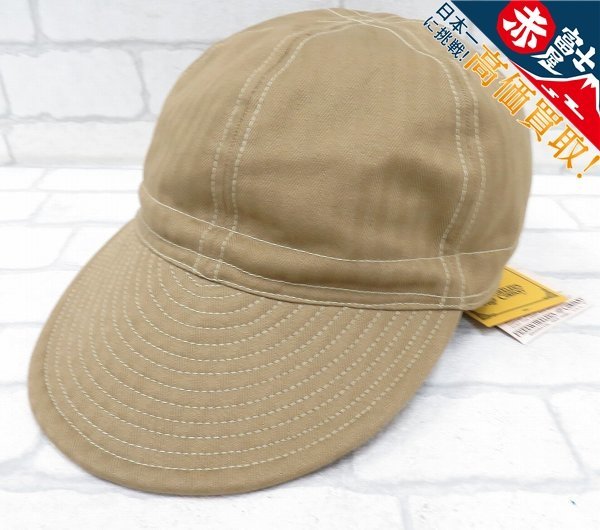 KH1H5892/未使用品 FREEWHEELERS MECHANIC CAP 2127002 フリーホイーラーズ メカニックキャップ