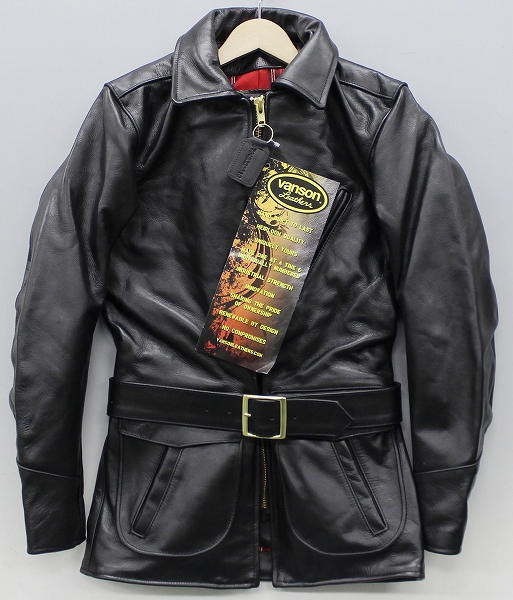 新品 バンソン TYPE J ライダースコート VANSON 36