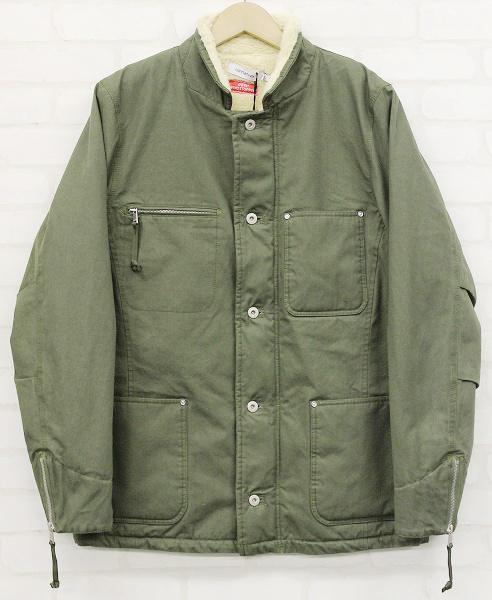 新品 nonnative FARMER BOA JACKET COTTON ARMY CLOTH