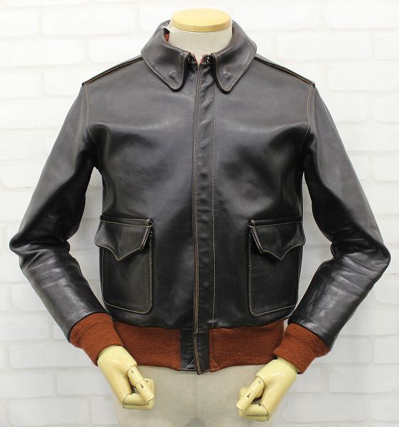 THE FEW A-2 ラフウェア 赤リブ レッドシルク