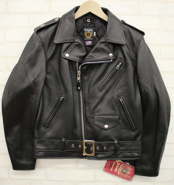 1J2809/新品 ショット 613US レザーライダース Schott