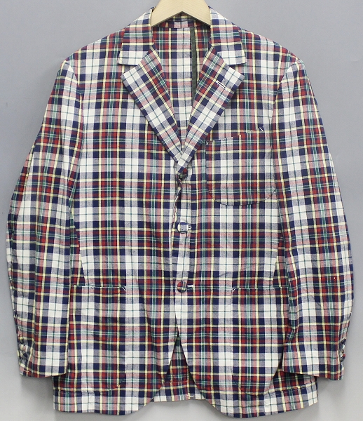 エヴィス シカゴジャケット マドラスチェック evisu