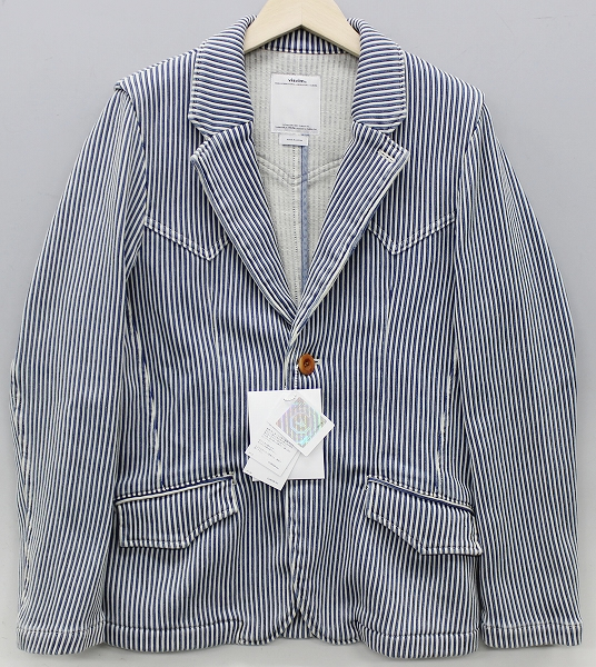 新品 visvim 15ss WILD BUNCH BLAZER (DMGD DOBBY)