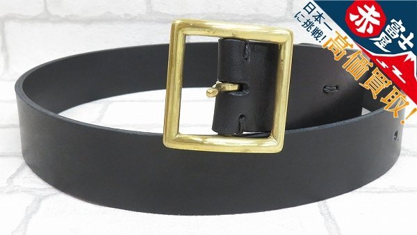 KH2A5494/未使用品 visvim PLAIN BELT 40MM 0123103003016 ベ