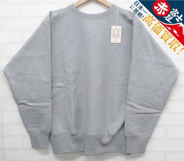 KH7T0050/未使用品 JOE McCOY HEAVYWEIGHT CREWNECK SWEATSHIRT MC20114 ジョーマッコイ ヘビーウェイトクルーネックスウェット