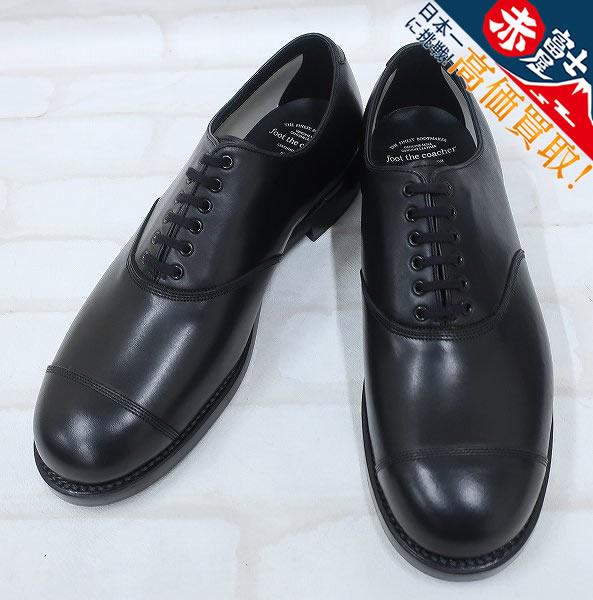 JK2S2517/未使用品 footthecoacher SHORTCAP フットザコーチャー キャップトゥシューズ