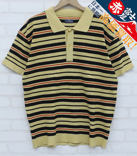 KH5T4127/未使用品 フラットヘッド コットンリネンラミーニットポロシャツ CL-KPS001 THE FLATHEAD