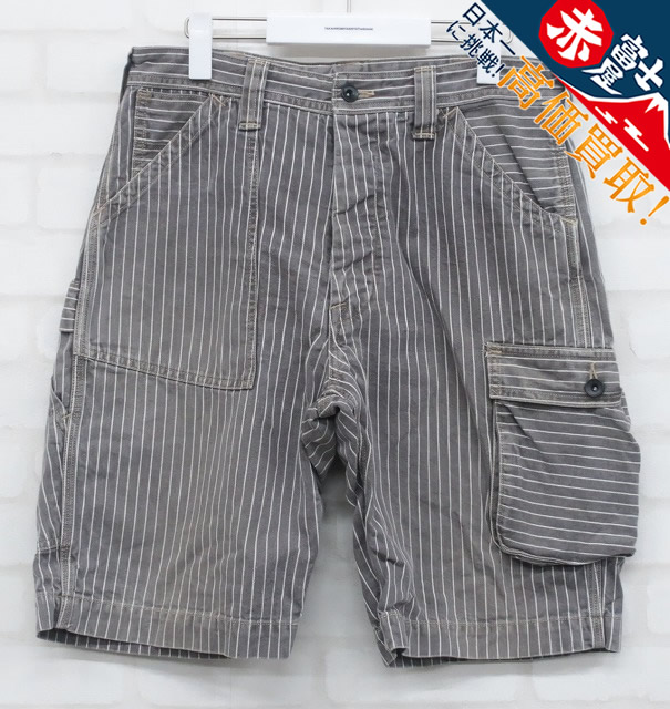 KI2P7683/ブートレガーズ ストライプ7ポケットショーツ BOOTLEGGERS ショートパンツ