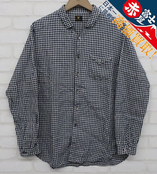 SU5T2854/ジャンゴアトゥール リネンチェックシャツ Django Atour