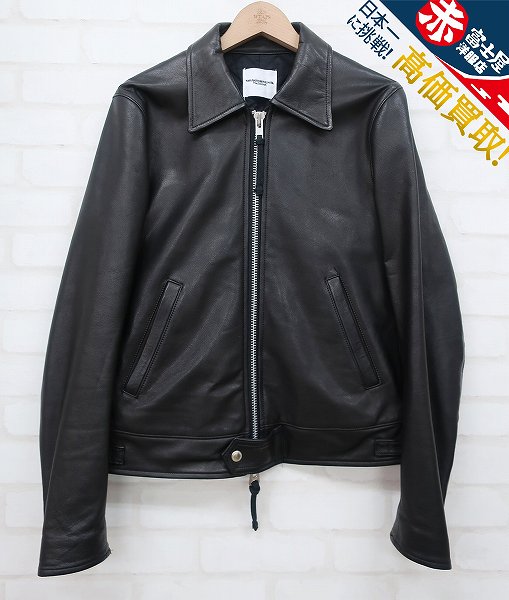 KH2J3969/The Soloist swj.0007AW18 motorcycle jacket ソロイスト モーターサイクルジャケット レザーライダース The Soloist