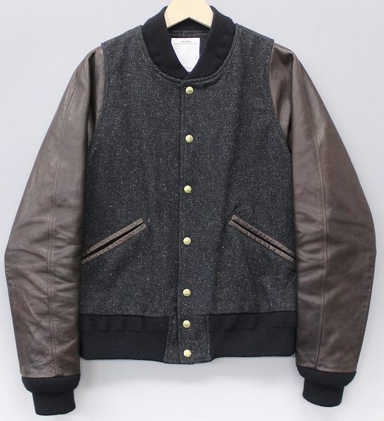 visvim 14AW BARNSTORM JKT(MELANGE WOOL) スタジャン