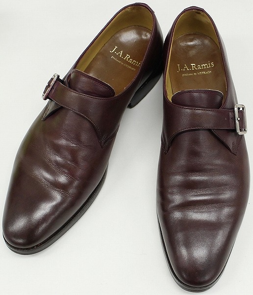 J.A.Ramis モンクストラップシューズ