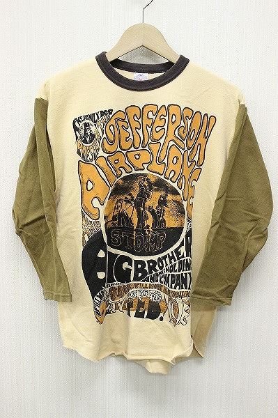 ブートレガーズ 7分袖Tシャツ JEFFERSON AIR PLANE