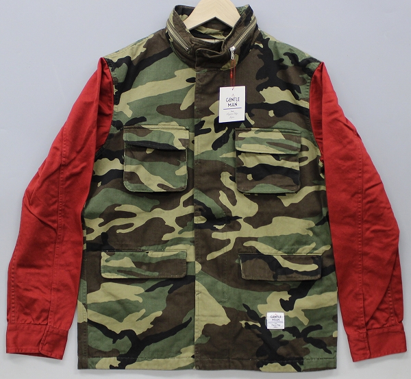 新品 MR.GENTLEMAN カモM-65ジャケット