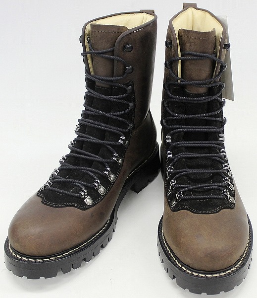 新品 エヌハリウッド カウレザーマウンテンブーツ