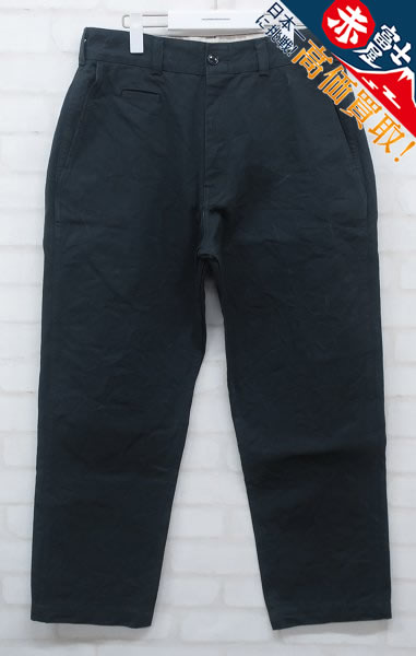 KH2P8979/未使用品 Psicom 21AW Everday WORK PANTS COTTON サイコム 先染シャトルチノヘビーコットンワークパンツ