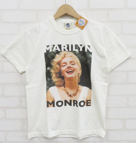 KH6T8544【クリックポスト対応】未使用品 トイズマッコイ Tシャツ MARILYN MONROE TEE Keep smiling TMC2212 TOYSMcCOY マリリンモンロー