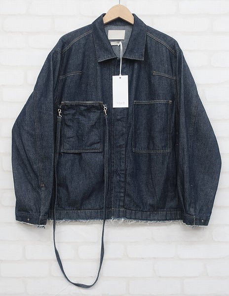 5T7613/新品 YOKE YK21SS0196B DETACHABLE POCKET DENIM JACKET ヨーク ディタッチャブルポケットデニムジャケット Gジャン
