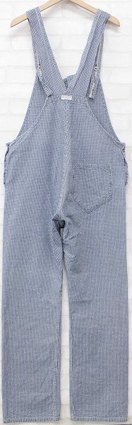 JK2P1087/ヘラーズカフェ インディゴチェックオーバーオール HELLER'S CAFE HC-108 1900s Indigo Check Overalls with One Back Pocket
