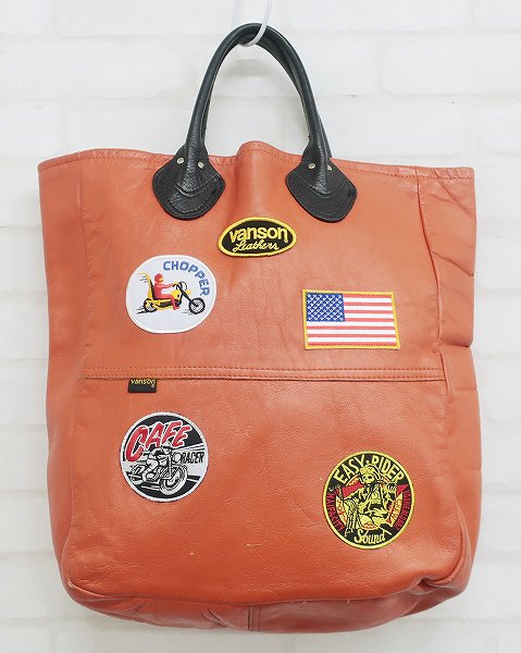 SU1B4580/バンソン レザートートバッグ VANSON