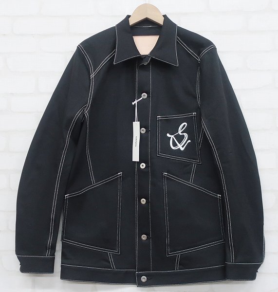 SU2J7180/新品 sulvam SN-J30-095 slim denim jacket サルバム スリムデニムジャケット