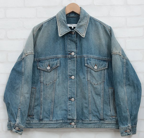 4T9824/MM⑥ ヴィンテージ加工オーバーサイズデニムジャケット マルジェラ Margiela Gジャン S32AM0275　S30617