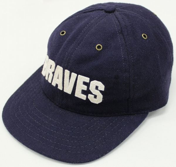 A.BRAVES ウールベースボールキャップ ビンテージ